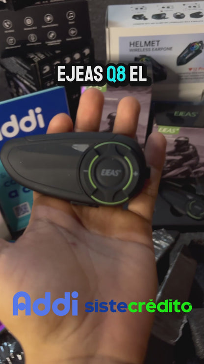 INTERCOMUNICADORES EJEAS Q8 + 2 SMARTWATCH TOTALMEN GRATIS
